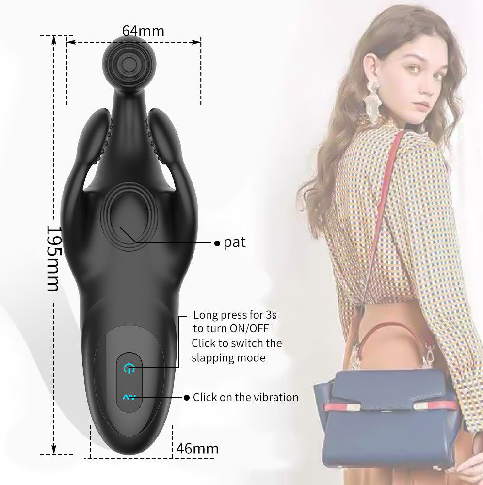 Godzilla three-pronged pat vibration egg prostate massager