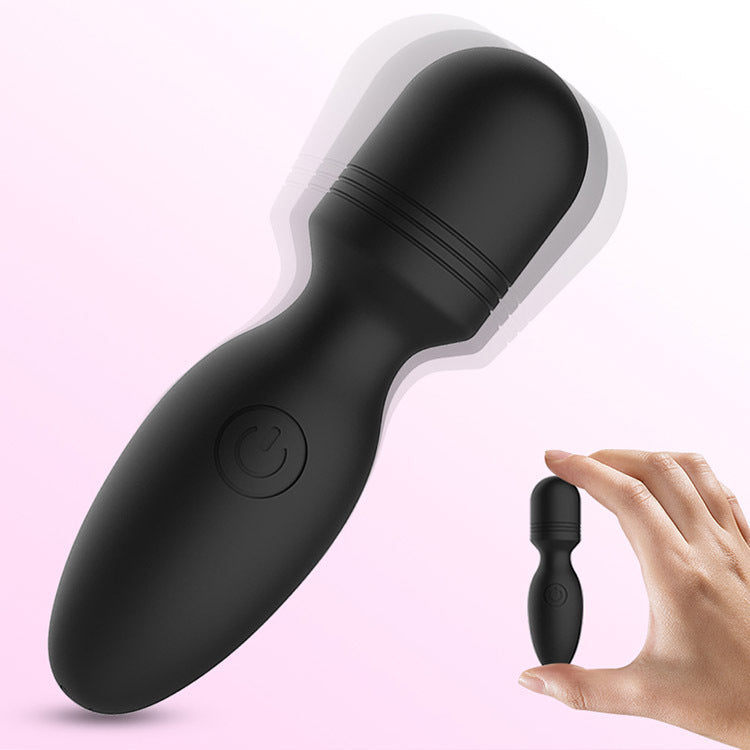 Mini Vibromasseur 8cm - Compact Wand Vibrator for Women - 10 Vibration Modes - Personal Therapeutic Massager - USB Rechargeable