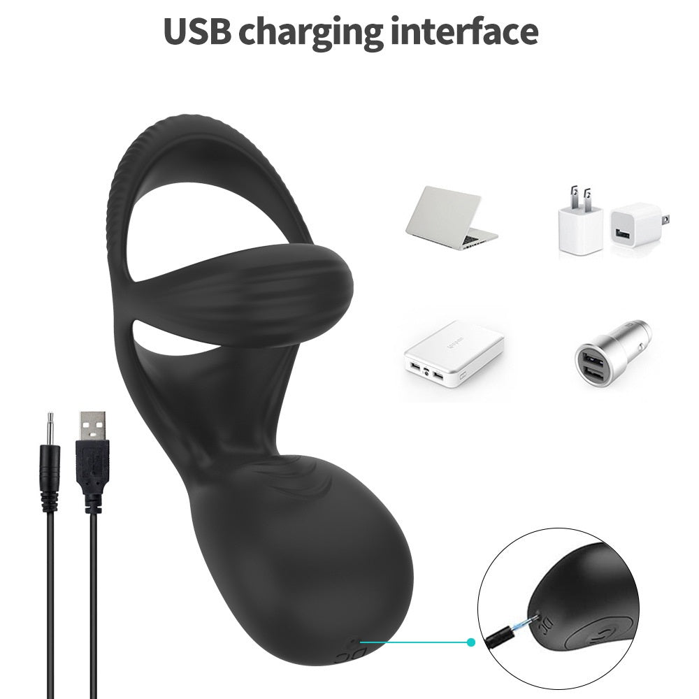 Anneau Penien Vibrant und Silikon Noir