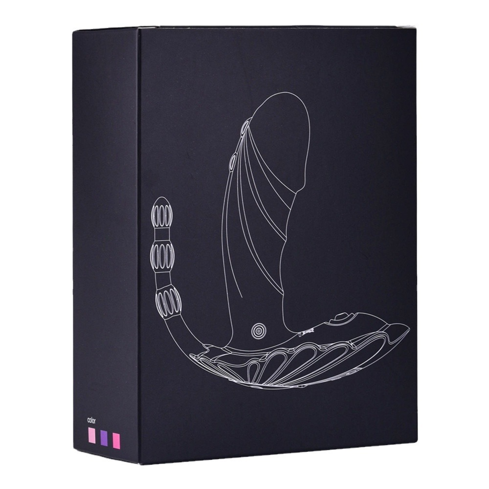 Vibrationsmassagegerät mit multifunktionaler Dreifachstimulation 11 cm – tragbares Vibrationsmassagegerät mit Fernbedienung – Hosenvibrator