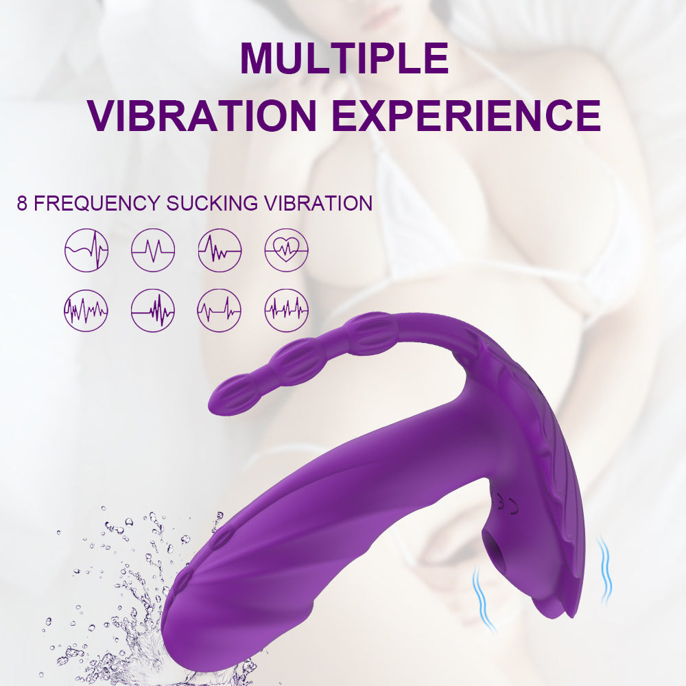 Vibrationsmassagegerät mit multifunktionaler Dreifachstimulation 11 cm – tragbares Vibrationsmassagegerät mit Fernbedienung – Hosenvibrator