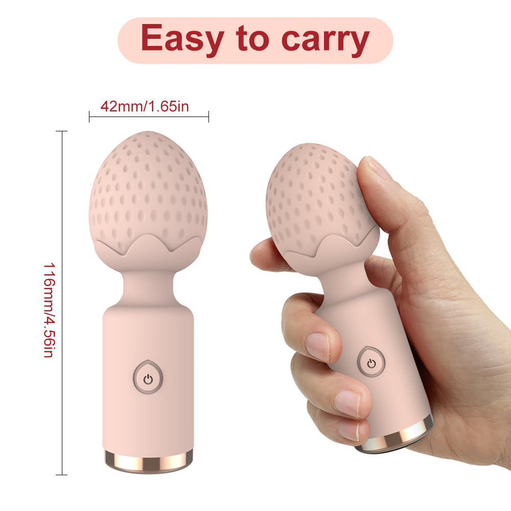 Mini-Vibromasseur 11,6 cm – Mini-Wandvibrator für Frauen – Personaltherapeutischer Masseur – Wiederaufladbar über USB – Diskretes Sextoy