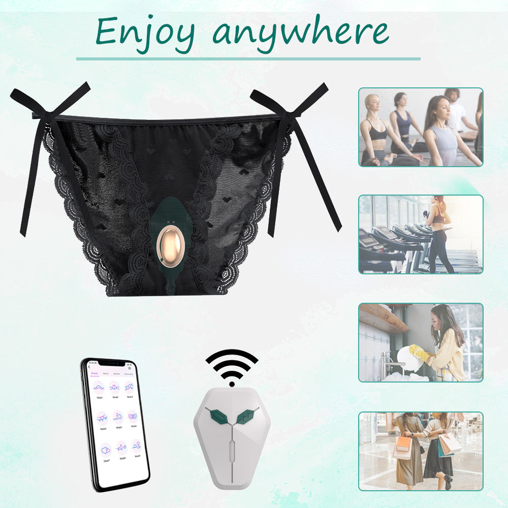 Connected Vibrating Culotte - Sexy Secret Clitoral Stimulator with App and Remote Control