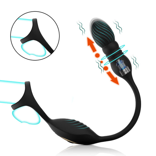 Vibrating Anal Plug Vibrator - Prostate Massagers - Remote Control Sex Toys for Men