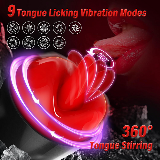 Automatic Male Masturbator with 9 Modes - 360° Wrapped Penis Vibrators