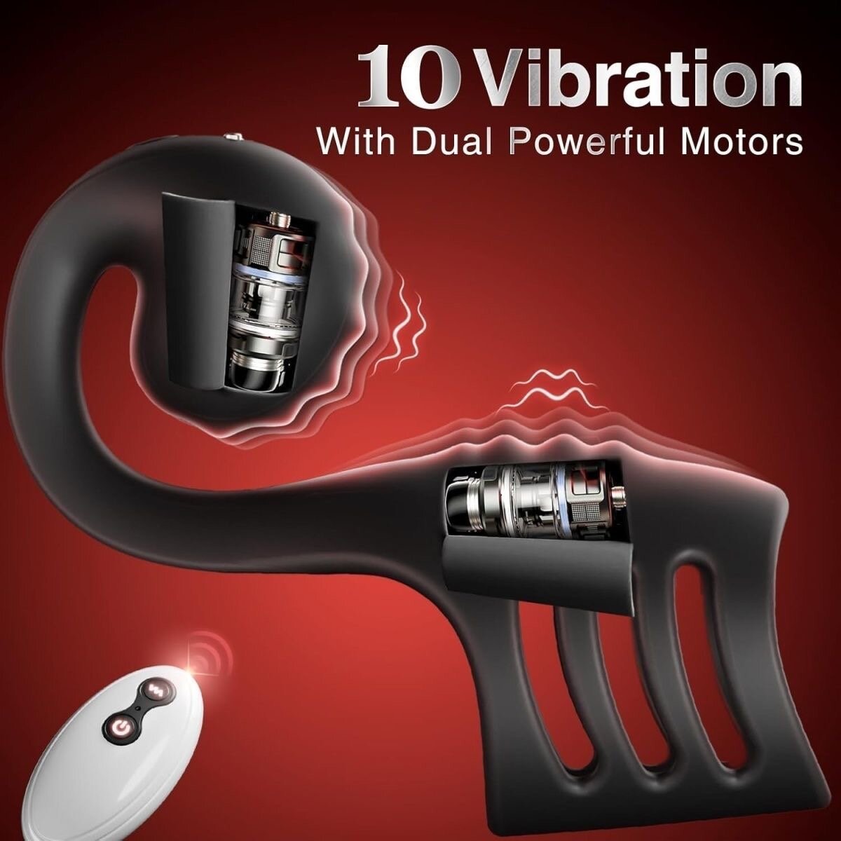 Vibrating Cock Ring Sleeve with Snail-Shaped Vibrator Male Snail Armor Sex Toy
