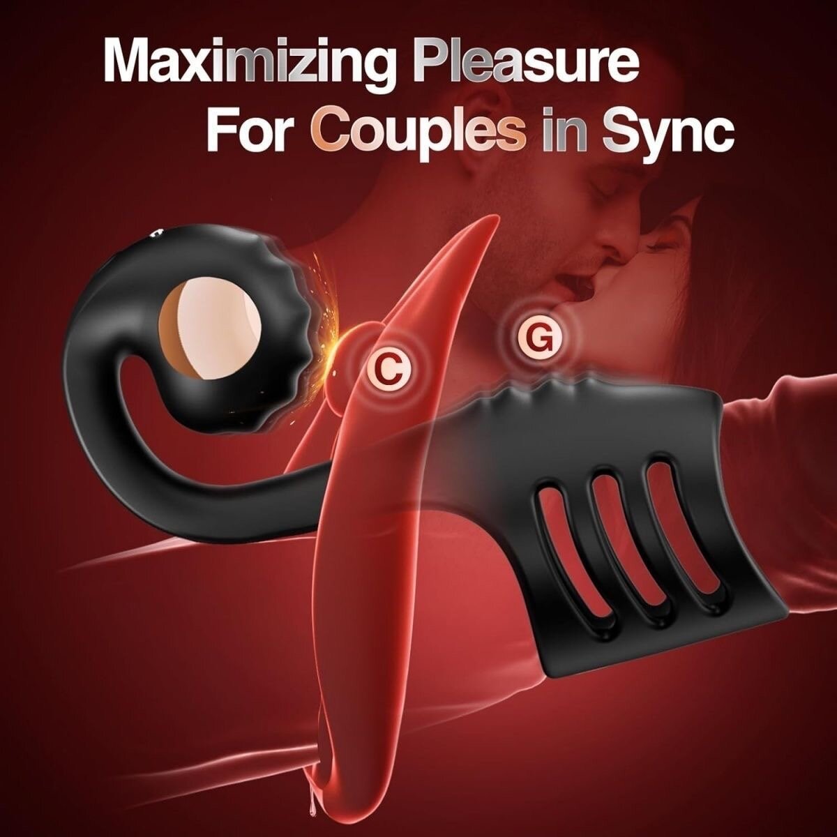 Vibrating Cock Ring Sleeve with Snail-Shaped Vibrator Male Snail Armor Sex Toy