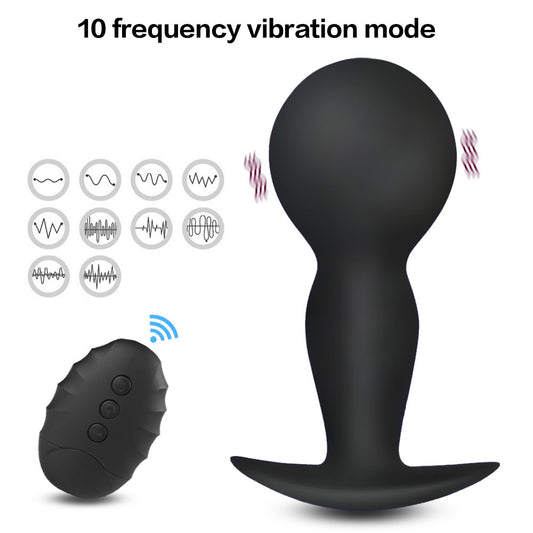 Automatic Inflatable Vibrating Butt Plug