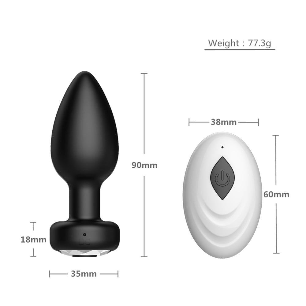 Anal plug vibration - silicone