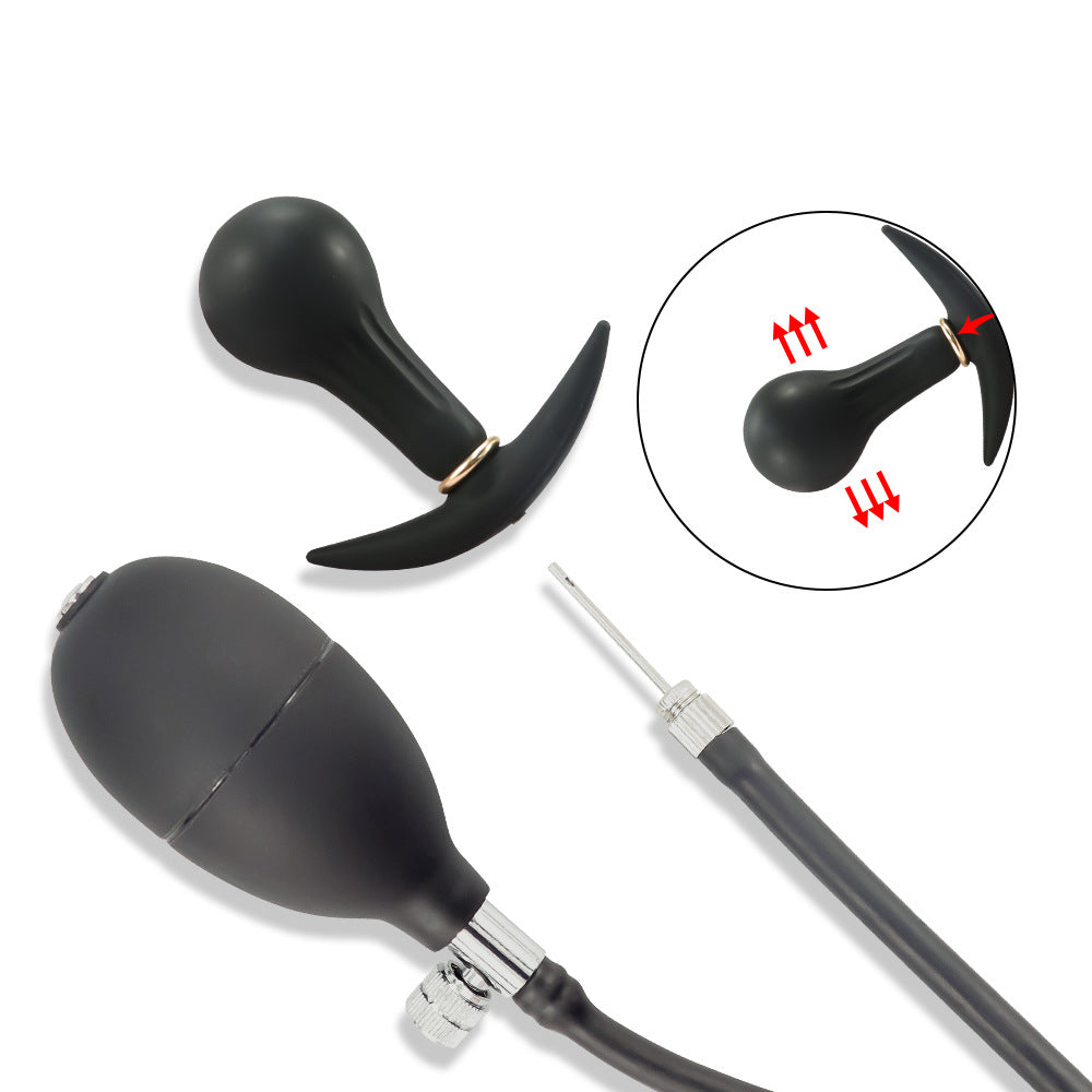 Expandable Silicone Inflatable Anal Plug