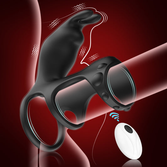 Vibrating Cock Ring Dragon-Shape Penis Rings Sleeve & Extenders