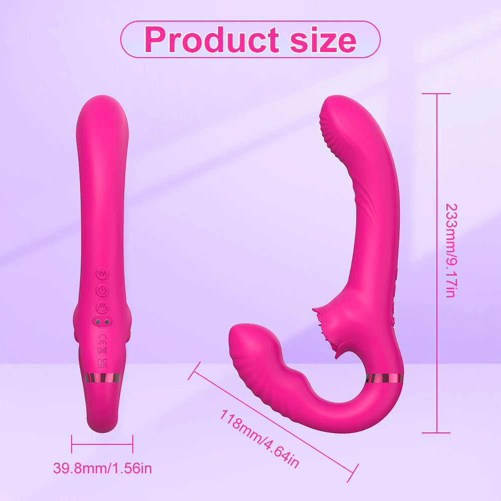 Vibromasseur Clitoris Point G et Haute Fréquence 3 en 1 - A double moteur avec télécommande - Stimulateur de Clitoris Rechargeable et Etanche
