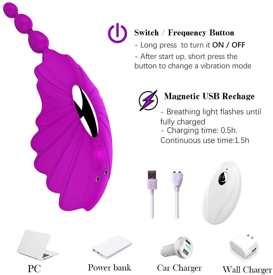 Mini-vibro avec télécommande - masseur vaginal 3 en 1 - Stimulateur du point G - oeuf vibrant pour femme