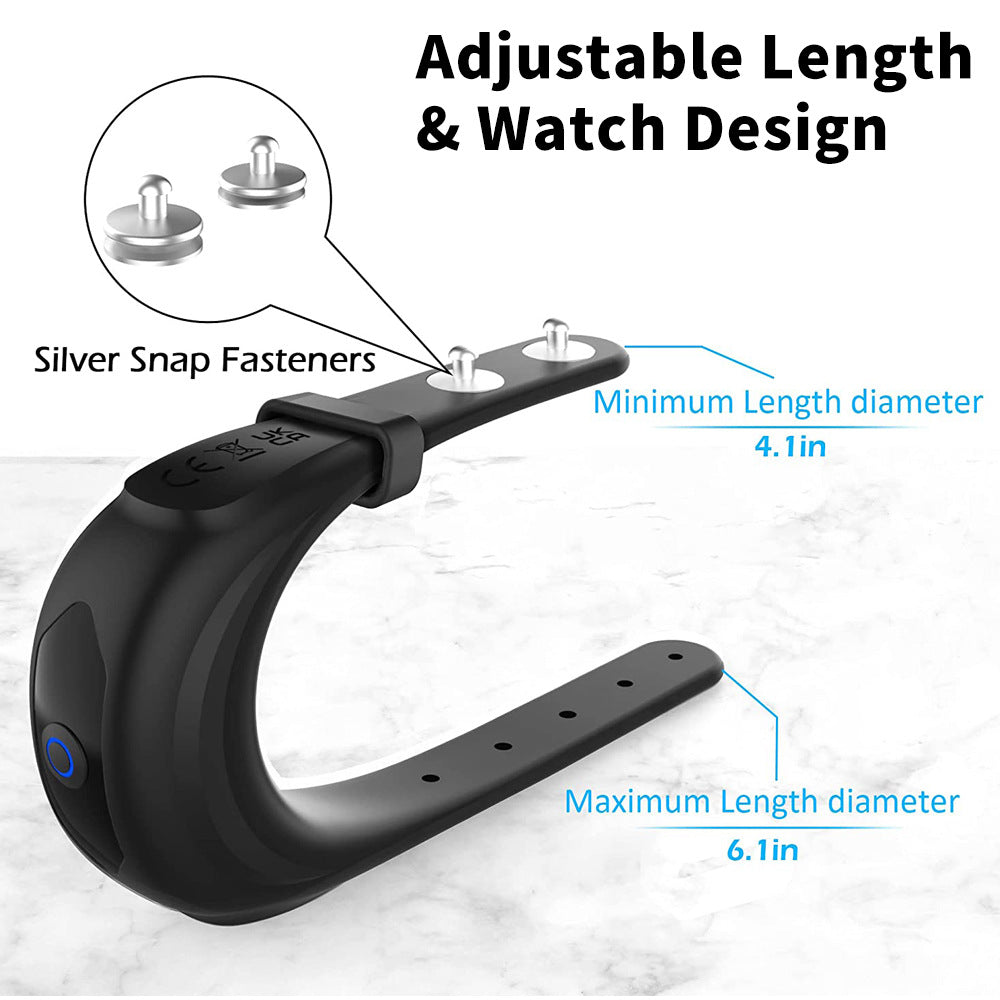 Anneau de pénis vibrant avec boucle réglable - 10 modes de vibration - rechargeable