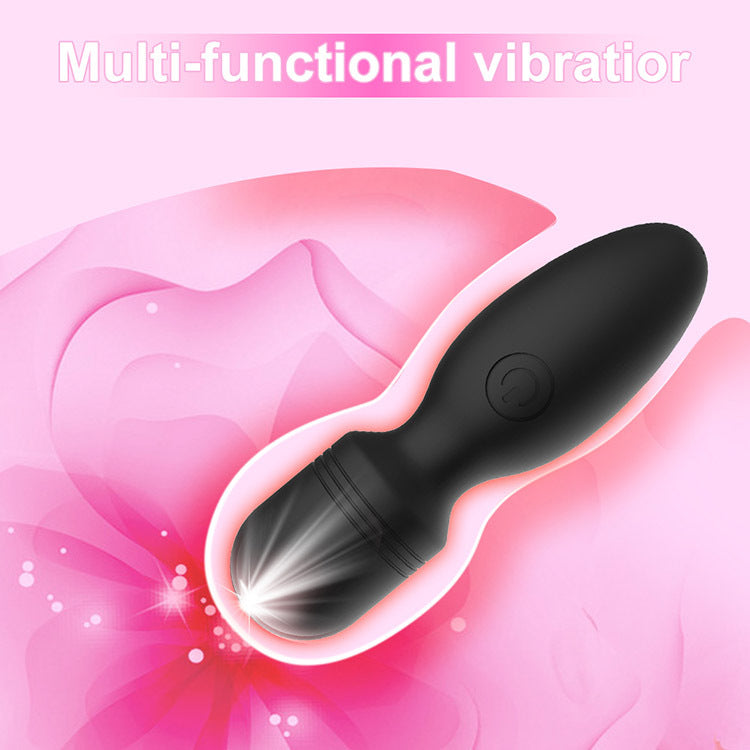 Mini-Vibromasseur 8 cm – Mini-Wandvibrator für Frauen – 10 Vibrationsmodi – Personaltherapeutischer Masseur – Wiederaufladbar über USB – Diskretes Sextoy