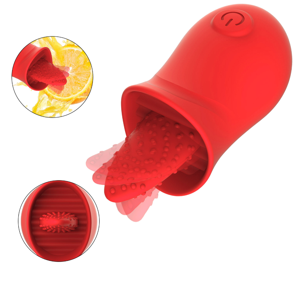 Clitoral Stimulator with String - Tongue Vibrator