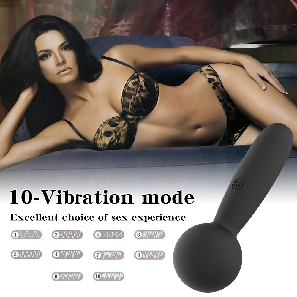 Mini-Vibromasseurstab 11 cm – Klitorisvibrator mit 10 Vibrationsmodi – Personaltherapeutischer Masseur