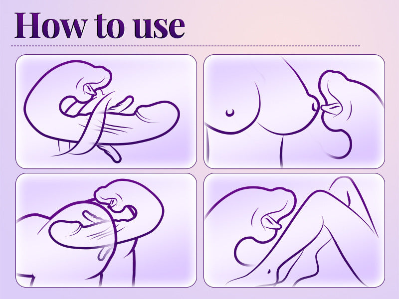 G-Spot Vibrator with 7 Flapping 7 Vibrating 5 Licking & Sucking