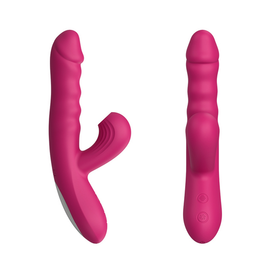 Thrust Wave Thrusting & Sucking Rabbit Vibrator