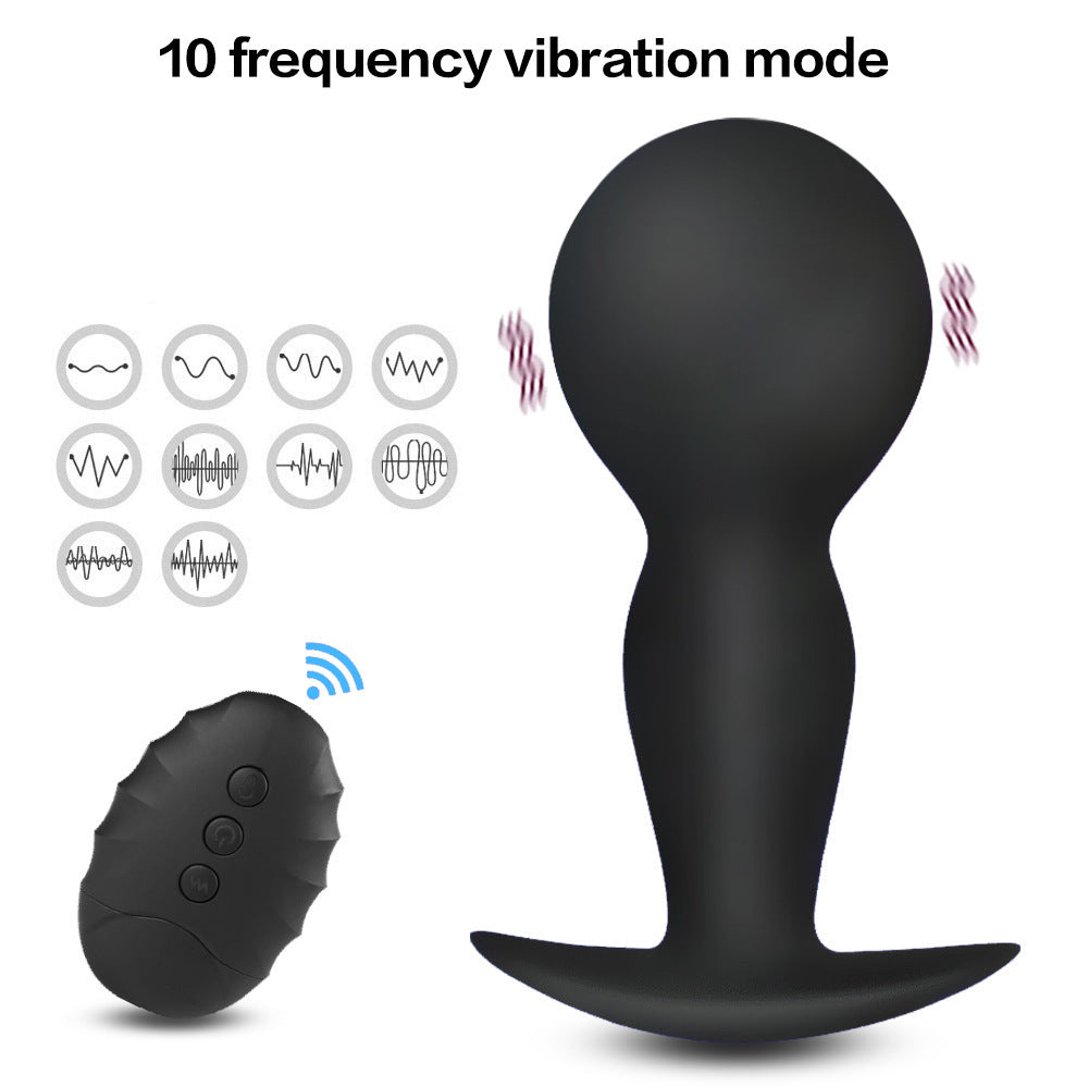 Automatic Inflatable Vibrating Butt Plug