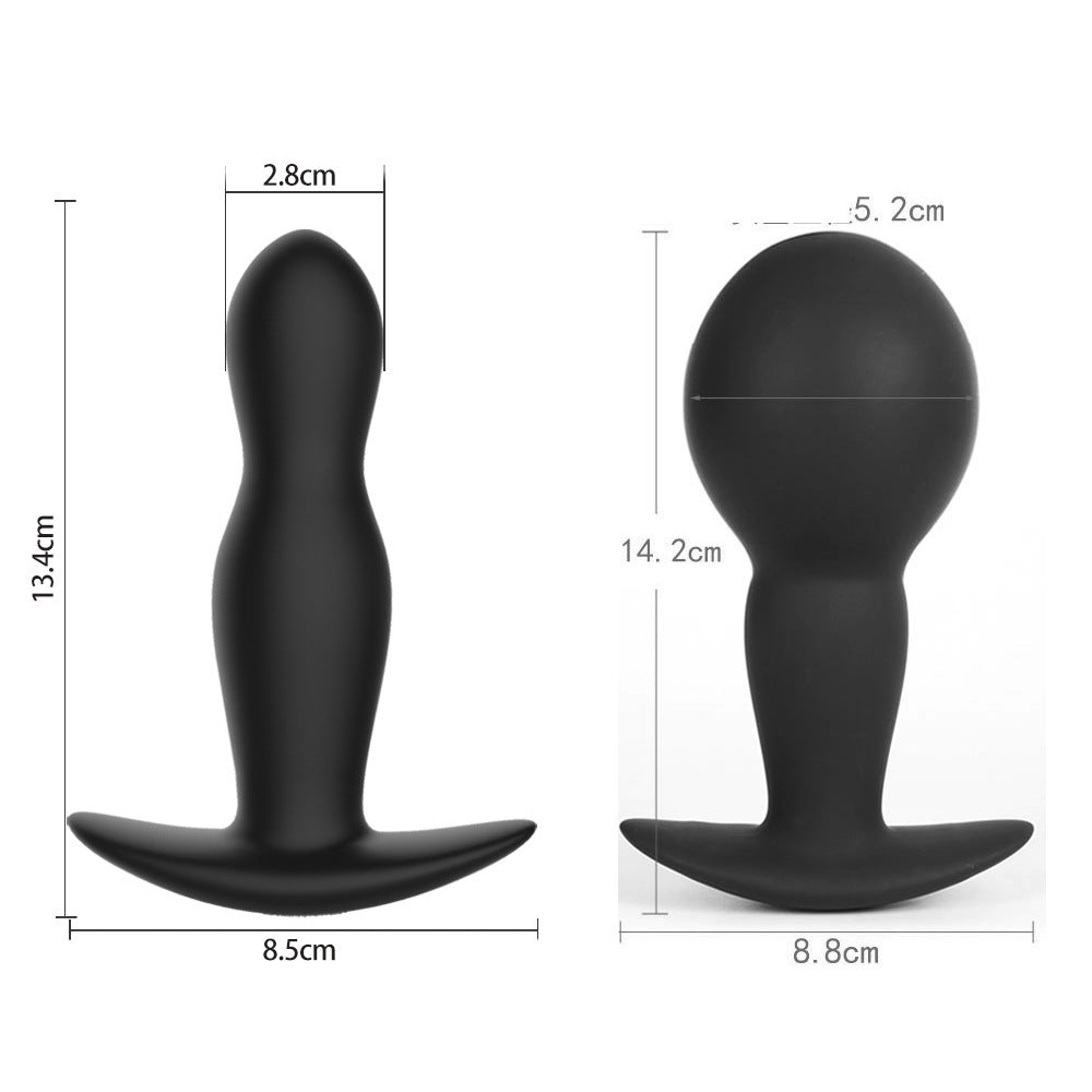 Automatic Inflatable Vibrating Butt Plug