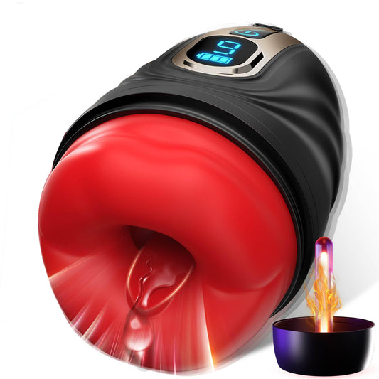 Men Heat Vibration Masturbator