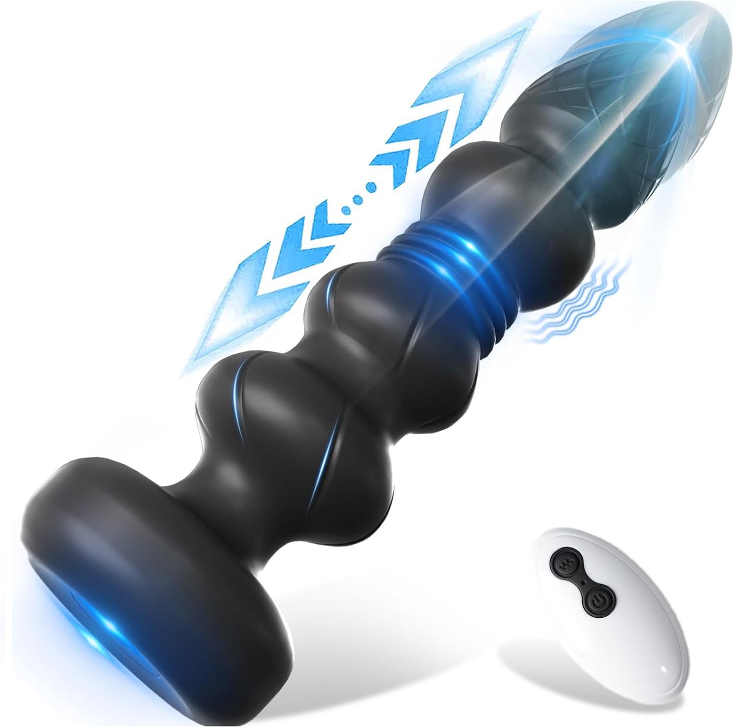 Remote Control Thrusting Vibrating Butt Plug