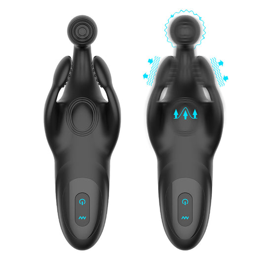 Godzilla three-pronged pat vibration egg prostate massager