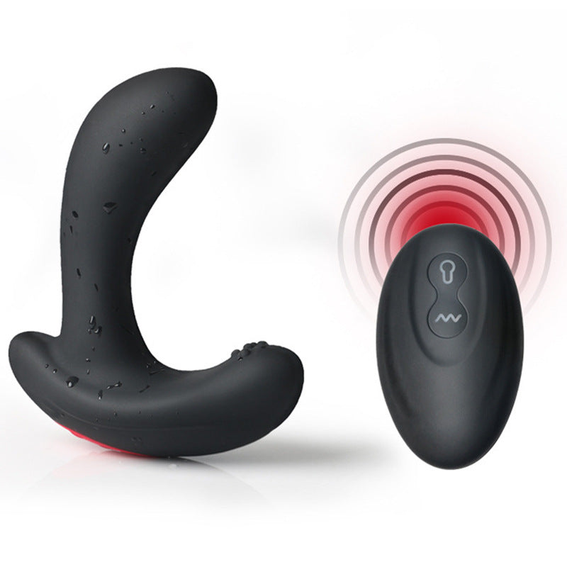 Vibrating P-spot Snug Plug with Remote Control - Expand Plug