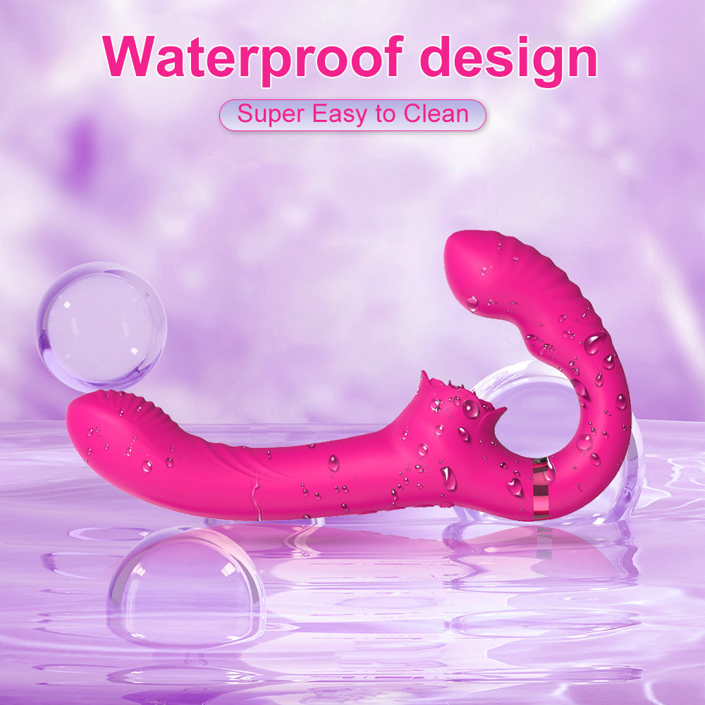 Vibromasseur Clitoris Point G et Haute Fréquence 3 en 1 - A double moteur avec télécommande - Stimulateur de Clitoris Rechargeable et Etanche
