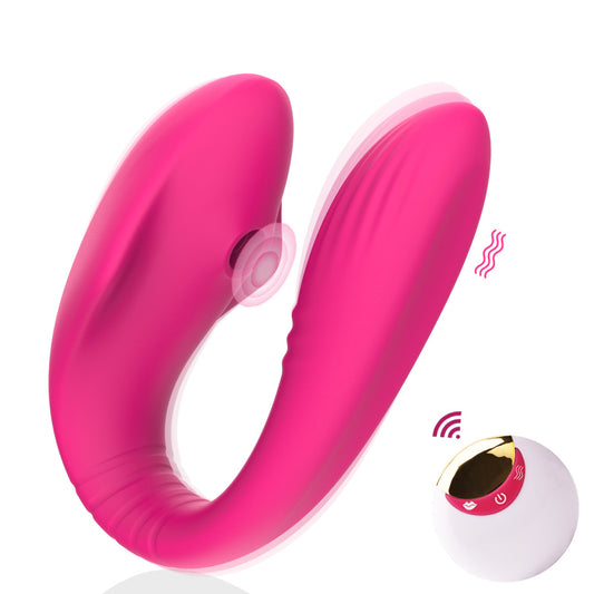 Vibromasseur mit Luftdruck für Paare