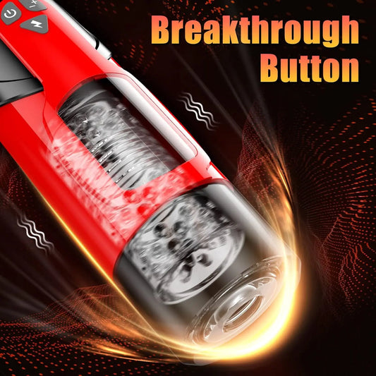 Masturbateur automatique rotatif en silicone, vagin, prononciation réelle, machine à fellation, MasterbatBlack