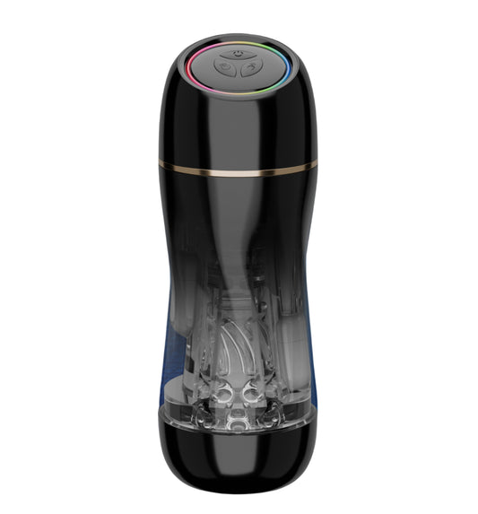 Masturbateur Mains Libres avec Modes d'aspiration et vibration - Automatique - Jouet de sexualité¨¦ pour Adulte - Succion va et vient
